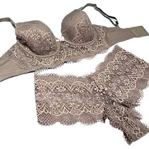 VICTORI'AS SECRET Lined Long Line Bra/Shortie 416